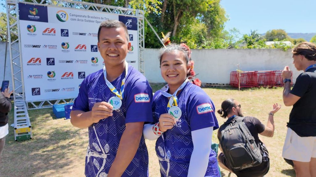 Arqueiros indígenas conquistam medalha de prata no Campeonato Brasileiro de Tiro com&nbsp;Arco
